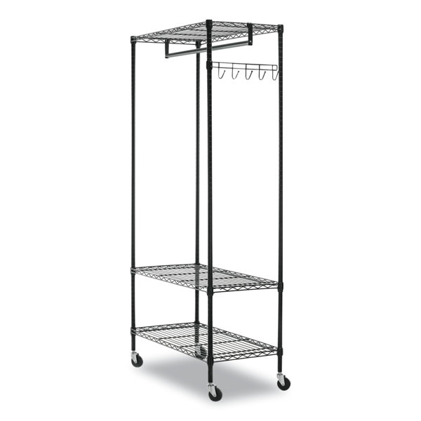 Alera Wire Shelving Series Portable Garment Rack & Reviews Wayfair